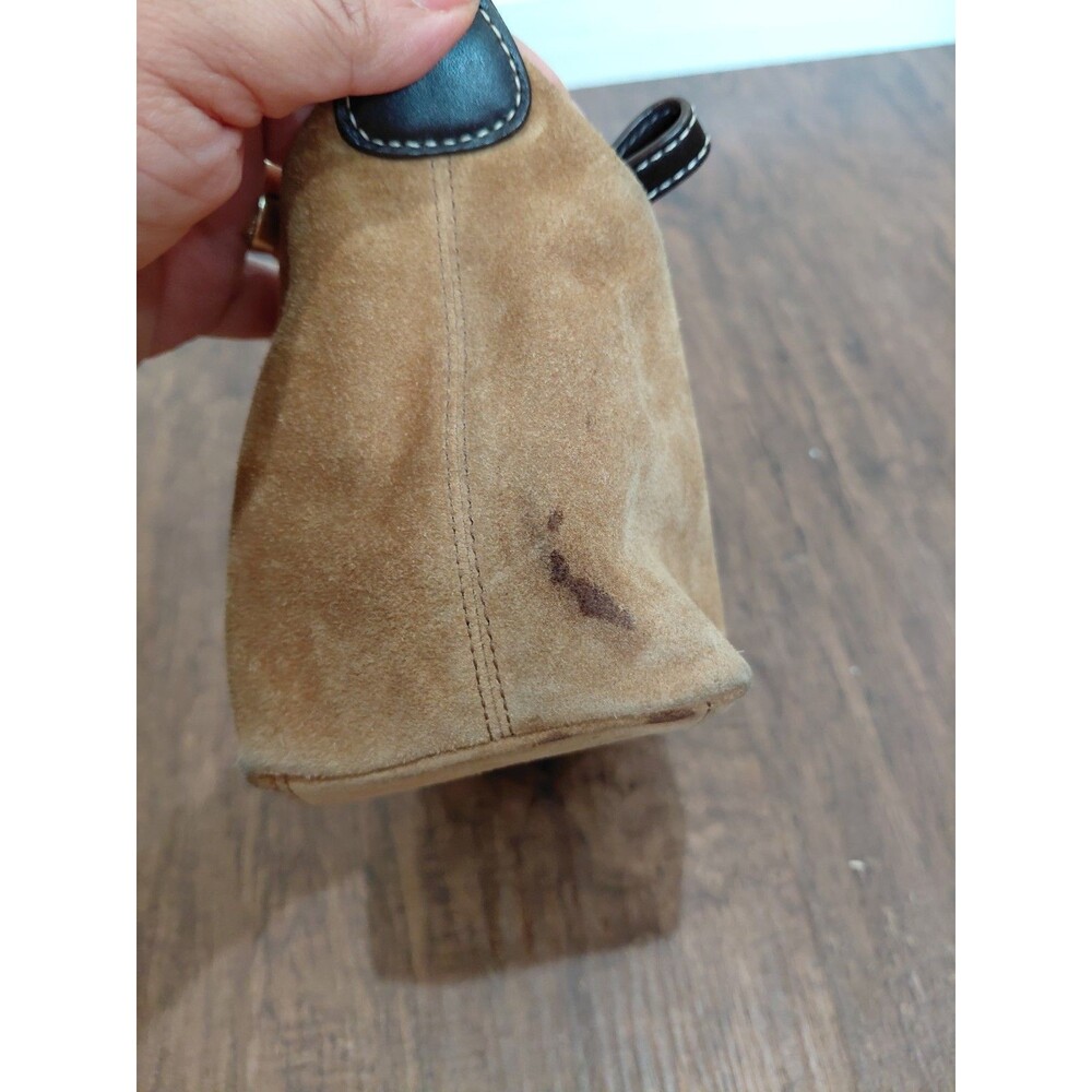 coach Mini handbag brown Suede - Picture 5 of 16